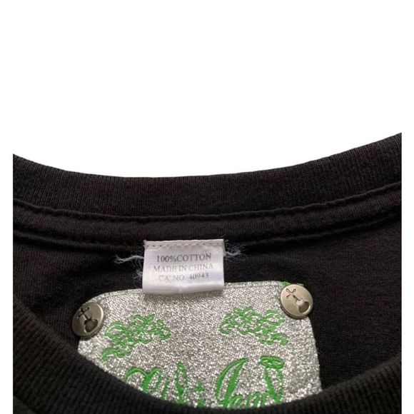 Elvis Jesus Bird Black Short Sleeve T Shirt - Picture 4 of 4